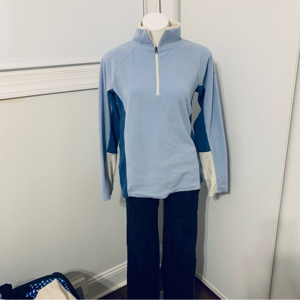 Columbia colorblock fleece top
